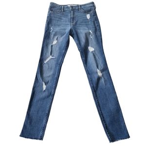 Hollister High Rise Super Skinny Jeans Sz 5 Regular